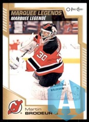 2020-21 UD O-Pee-Chee Marquee Legends #539 Martin Brodeur New Jersey